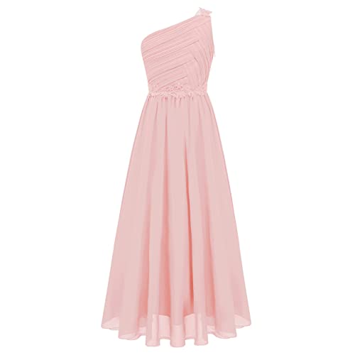 Robe princesse fille mariage cérémonie cocktail en mousseline plissée