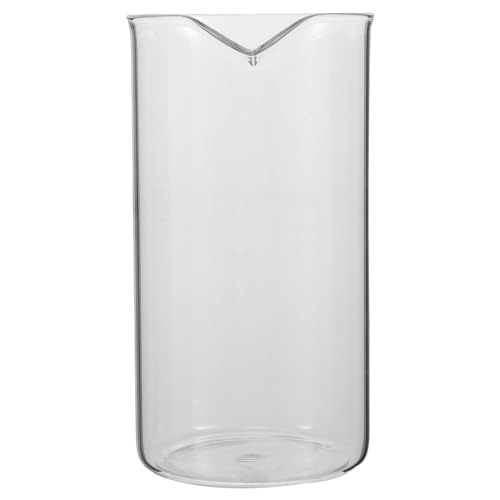 MUSISALY Jarra de Vidrio de 800ml para Cafetera de Prensa Francesa, Resistente al Calor y Apta para Lavavajillas, Adecuado para Uso Doméstico y Personal