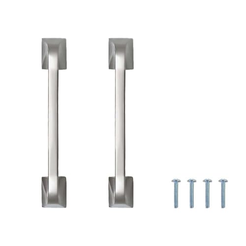 Image of VOLO Satin Silver Finish Handle, Wardrobe Door /Cabinet Door /Drawer Pull Handle for Kitchen /Office /Bedroom /Winodw Sliding Closet. (Model: 401) (96mm / 4 inch, 4)