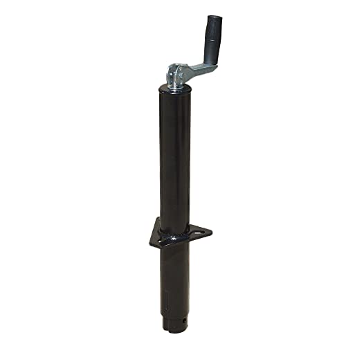 Image of Bastion Distribution Top-Wind A-Frame Trailer Jack | 5000 lb Capacity | Heavy-Duty Manual Crank Jack for RV, Camper, Utility Trailer | Bolt-On Mount | Corrosion-Resistant Steel | BJ-5000TW-1