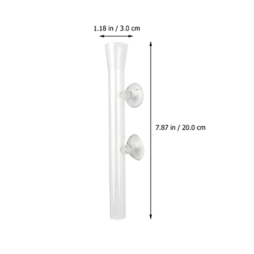 Balacoo 1 Unidade Tubo Para Alimentação De Peixes e Camarões Alimentador De Peixe Claro Tubo Aliment