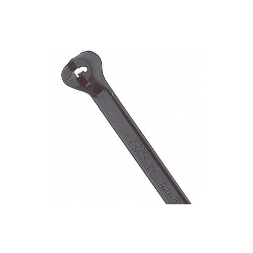 Thomas & Betts TY28MX Cable Tie 50lb 14" Ultraviolet Resistant Black Nylon with Stainless Steel Locking Device Bulk Pack (1000 Pack)