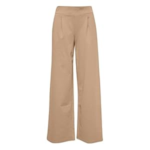 ICHI dames Zakelijke broek Ihkate Sus Long Wide Pa2