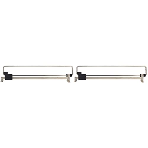 TEHAUX 2 Juegos De Tornillos De Varilla Tirador De Moda Tobogán Extensible Almacenamiento Superior Organizador De Pantalones Armario Toallero Soporte Para Clo Con Tubo Colgador De Cover