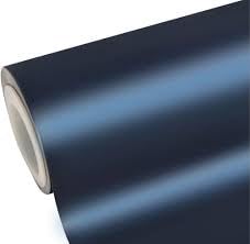 Image of WALLMATE? Matte Wrap Vinyl Peel and Stick Car & Bike Wrap Sheet Vinyl Car Wrap Sheet Roll Film Sticker Decal Sticker (24x120 /Inch, Blue Matte Metallic)