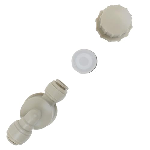 Image of NeoFit - Acetal Gray Push-in Filter Strainer (Gray, 3 /8 inch x 3 /8 inch Push-to-Connect), 100 Mesh (150 Micron) Stainless Steel Screen for Water, Air, and Fluid Filtration Systems