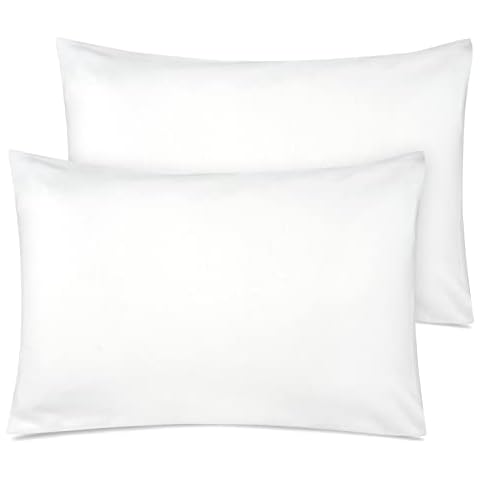 Zenssia Organic Cotton Toddler Pillowcase/Travel Pillowcase Pack of 2 Set 13x18 Inches Cover