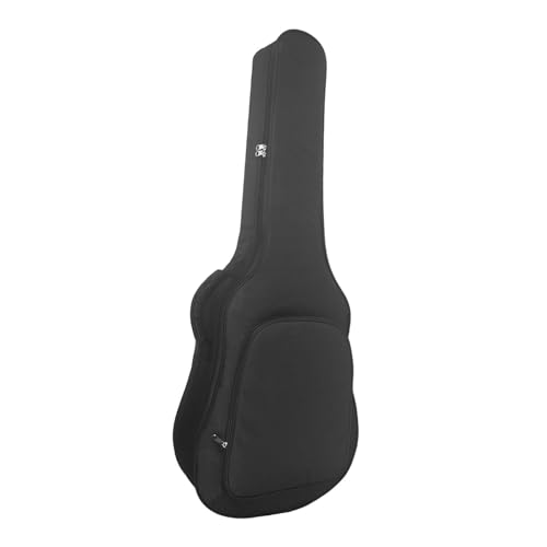 Étui de transport pour guitare noir protégeant efficacement des chocs en studio de musique