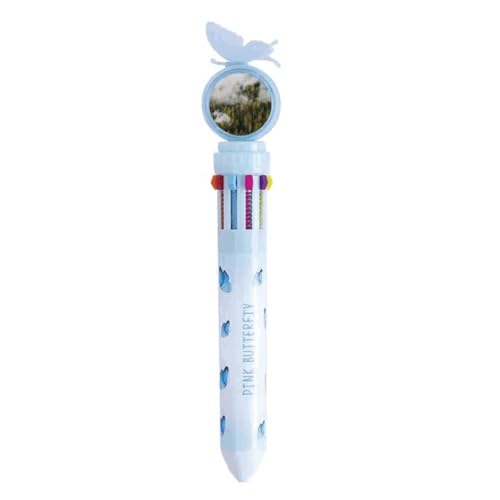 Stylo à bille rétractable multicolore Automne avec design Mist Cloud unique