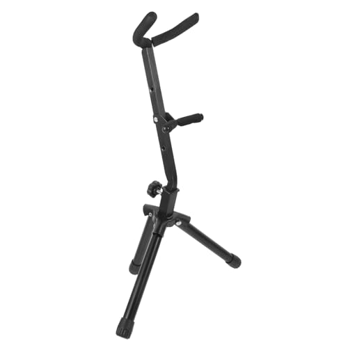 BESTonZON Black Saxophone Rack Holder Stand Multi-position Display Stand for Sax Collector