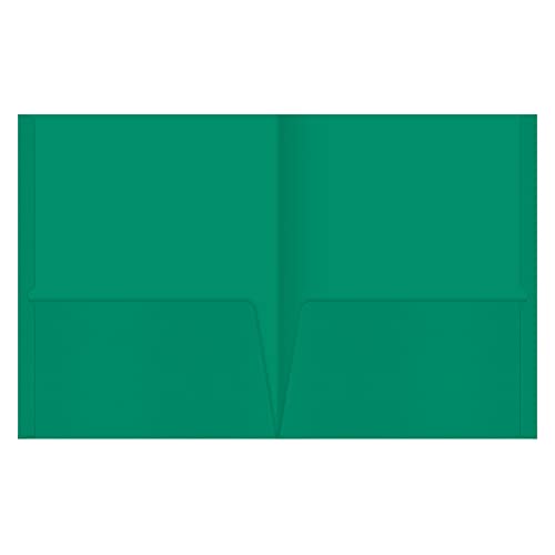 Office Depot® Brand 2-Pocket Folders Without Fasteners, Green, Pack Of 25 #TOP1