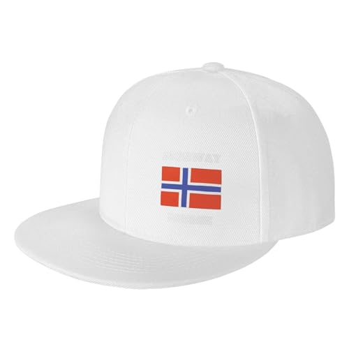 Norwegian Flag Adjustable Outdoor Baseball Hat Flat Hat2