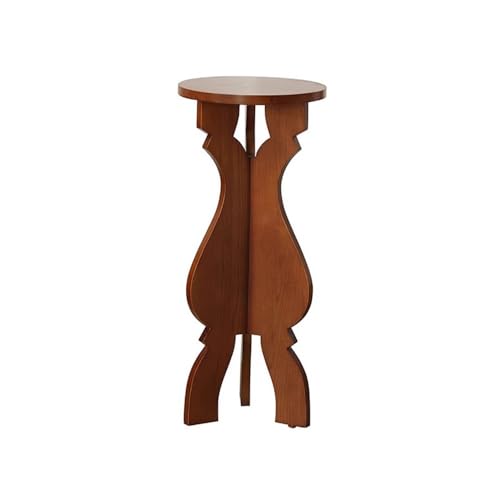 WFchenj222-6 Pedestal para bonsái Exhibición de bonsáis de Arte Creativo con Soporte de Tres Patas, Mesa esquinera de Madera for sofá de Interior Soporte de exhibición para macetas
