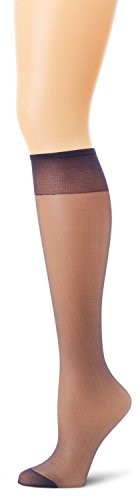 Hedy's Women's Knee High Panty Hose 3P One Size Navy
