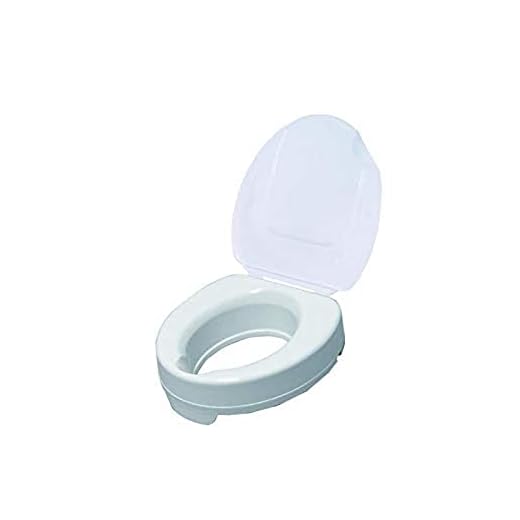 DeVilbiss Healthcare DRIVE DEVILBISS HEALTHCARE 523600400 Inch Raised Toilet Seat Lid White Drive 6, 6 Inch