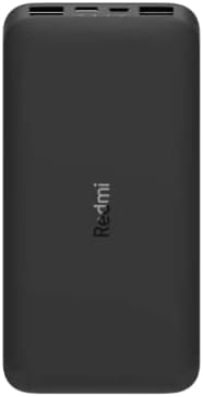 Xiaomi 10000mAh Redmi Power Bank Portable Charger, Dual Input and Output Ports, 37Wh High Capacity, External Battery Pack Compatible with iPhone, Samsung, Android Devices and Other Smart Devices