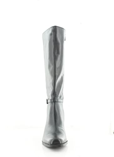 Naturalizer Womens Sterling Leather Knee-High Boots Black 7 Medium (B,M) #TOP1
