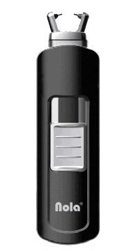 Nola Accendino ad arco elettrico ricaricabile USB 580, accendino elettrico ricaricabile, accendino per barbecue, accendino per candele, barbecue, senza gas o benzina, con cavo di ricarica, in elegante