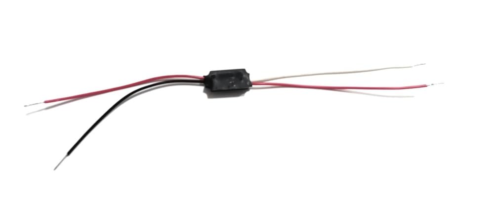Circuito Intermittente LED, 3V 5V 12V, Scheda Elettronica con Fili, 10W, Intervalli 1-4-11 Secondi (INTERMITTENZA 1 SECONDO)