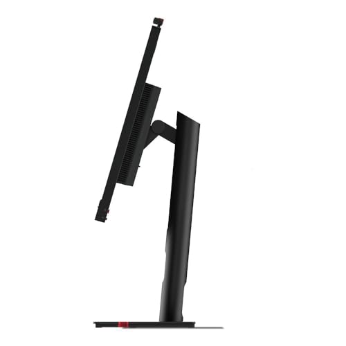 Image of Lenovo ThinkVision T27hv-30 27 inch Class Webcam WQHD LED Monitor - 16:9 - Raven Black