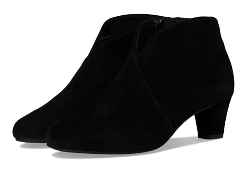 David Tate Womens Zipper Leather Booties
