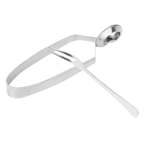 Veemoon Set da 2 Pezzi Pinza e Forchetta per Lumache in Acciaio Resistente Utensile Leggero e Maneggevole per Cucina e Barbecue Adatto per Uso Domestico e all'Aperto