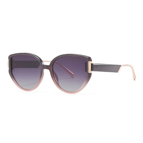 Lunettes de soleil de luxe femme polarisées avec finition TR haut de gamme anti-reflets