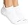 SELENE Meia Sapatilha Performance Protetor de Tênis Feminino Adulto, Branco, 34-39