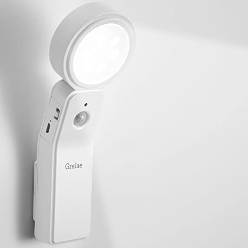 Luz Nocturna Infantil con Luz Sensor, Multifuncional LED Luz Nocturna, se Puede Utilizar Como Linterna y Lámpara de Escritorio, Luz de Noche Recargable, Luz Blanca, Girar 360 °, para Dormitorio, Sala Cover