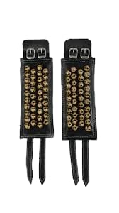 Salangai In 4 Line Ghungroo Double String With Cushion Pads | Bell, Ghungru,Anklet Bell,Chilanka | Paijania Kuchipudi, Bharatanatyam Dance (Adult) - Leather (B0CCSLTPWP) Amazon Price History, Amazon Price Tracker