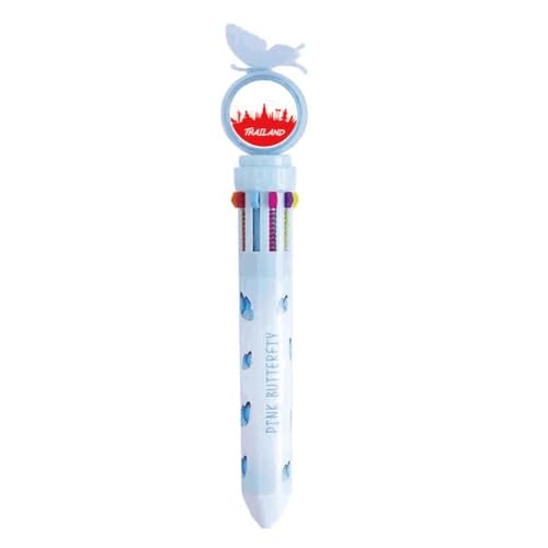 Stylo Thaïlande multicolore rétractable, un cadeau original pour étudiants