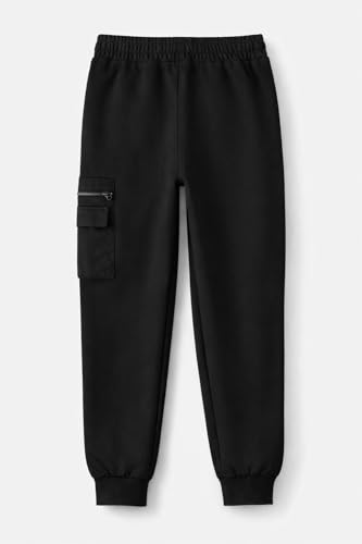 Image of Alan Jones Clothing Boys Joggers Trackpant | Premium French Terry Cotton Blend | Patch Pocket Detail | Casual, Playwear & Loungewear