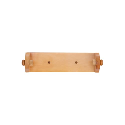 Design House Dalton Paper Towel Holder, Wall Mount, Easy Installation, Wood, Honey Oak, Durable, 13.4 in, 13.75 in W x 4.6 in L x 3.5 in H, Item 561233