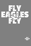  Fly Eagles Fly Women Men Kids Print On Back - DOG Lined Journal- Notebook - 6x9 Inch, 100 Pages
