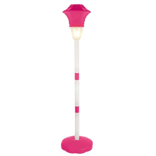 Soplador de burbujas infantil recargable con luz LED, música y estaca ajustable para exterior