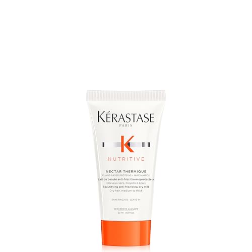 Kérastase Creme Leave-In Nutritive Nectar Thermique com proteçãoao contra o calor |Condição profunda e reduz o frizz | Suavidade e brilho instantâneos | Com proteinas vegetais | Para cabelos