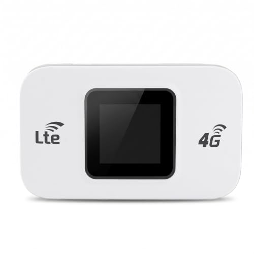 Image of 4G LTE Modem, 300Mbps High Speed Mobile Router for Phone Tablet, Up to 10 Devices, Secure and Encrypted, 3000mah, for Cell Phones Laptops Computers Smart TVs