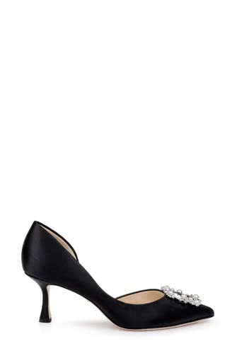 Image of Badgley Mischka Women's Fabia Da Orsay with Crystal Buckle