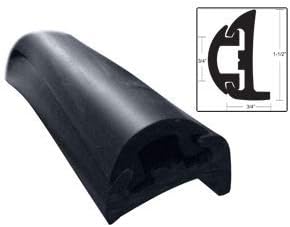 Taco Metals Taco Semi-Rigid Rub Rail Kit - Black w/Black Insert - 50039; / V11-9795BBK50D-2 /