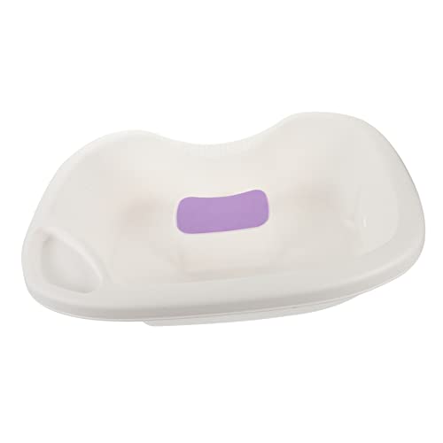 Housoutil Shampoo Hair Portable Soeaker Portable Wash Sink Bedside Wash Basin Bath Sink Camping Wash Basin Camping Sink Portable Sink Bathtub Trays Plastic White The Bed Elder Conditioner