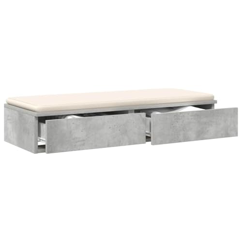 Tiroirs de lit gris béton 80 cm pour résoudre le manque de place - 4