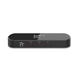 FeinTech BT200 Bluetooth 5.4 Audio Transmitter mit Auracast, aptX, aptX Adaptive, OLED Display, Toslink Passthrough, USB