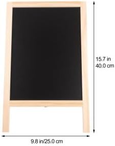 Chalkboard Signs, Chalk Board A Frame Chalkboard Sign, Double-Sided Sidewalk Easel, Sturdy Sandwich Board for Bar and Restaurant Cafe Shop Office, Business or Wedding