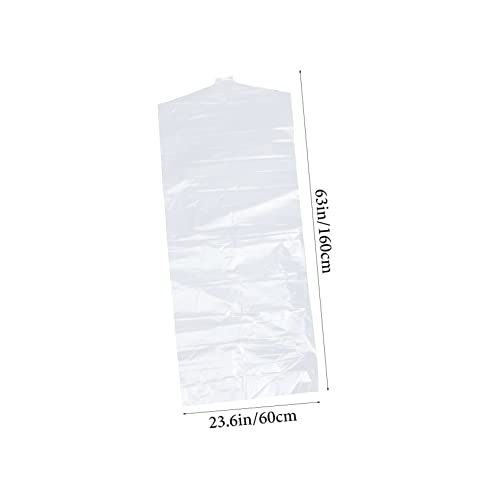 HEALLILY 4pcs Garment Bag Long Dress Storage Bag for Winter Coat for Travel Home Hanging Clothing Covers2