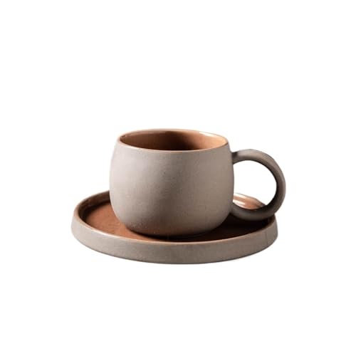 Tasse à café et soucoupe céramique design simple thé café