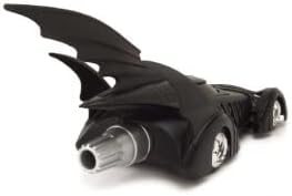Jada Toys DC Comics Batman Forever Batmobile & Batman Figure 1:24 Die - Cast Vehicle with Figure Matte Black