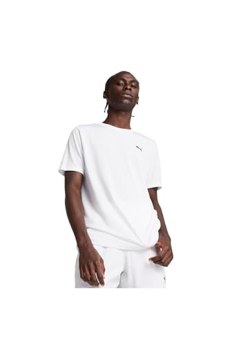 Image of Puma Men Polyester Solid Regular Fit Tees