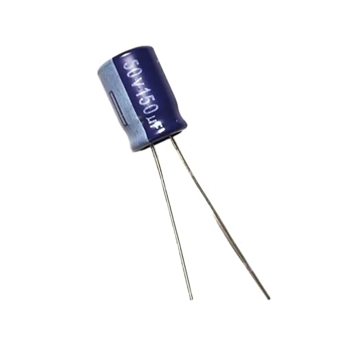 Condensateur électrolytique 150uF 50V radial de 8x12mm pour circuits imprimés