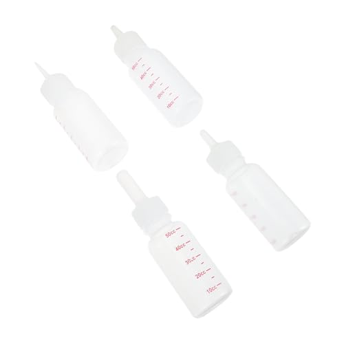 GRIRIW 4Pcs Puppy Milk Bottle Pet Dog Feeding Bottles for Puppies and Kittens Portable Pet Water Feeder for Nursing Supplies for Animals