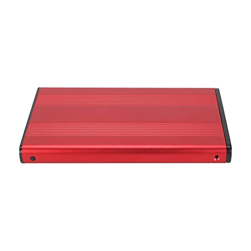Case esterno portatile per hard disk, HDD e SSD con interfaccia USB 3.0, 2,5 pollici, 5 Gb/s, 2 TB, antistatico, per nero, argento, blu e rosso